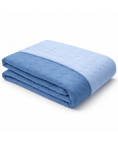 Trapuntino letto singolo double face tinta unita Acapulco - MADE IN ITALY