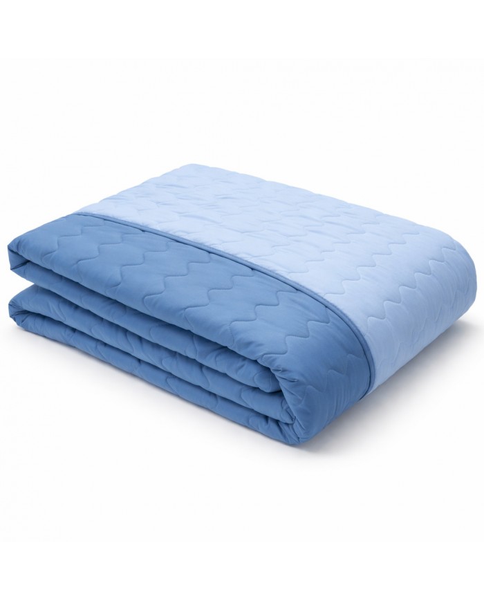 Trapuntino letto singolo double face tinta unita Acapulco - MADE IN ITALY