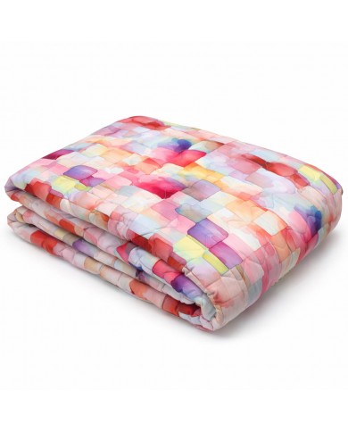 Trapuntino letto singolo stampa digitale Merida 4077