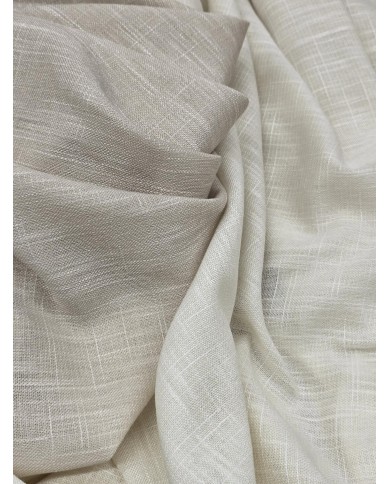 Tessuto per tende tinta unita degradè altezza 305cm art. Jamila Beige