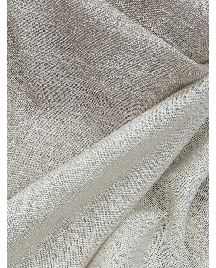 Tessuto per tende tinta unita degradè altezza 305cm art. Jamila Beige