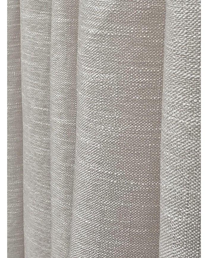 Tessuto per tende tinta unita degradè altezza 305cm art. Jamila Beige