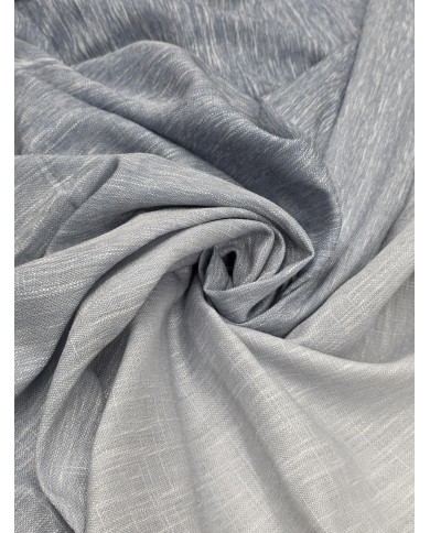 Tessuto per tende tinta unita degradè altezza 305cm art. Jamila Blu