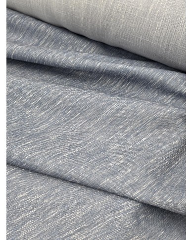 Tessuto per tende tinta unita degradè altezza 305cm art. Jamila Blu