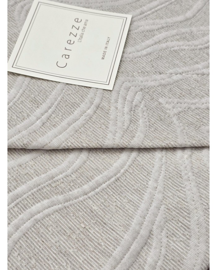 Copriletto matrimoniale in piquet Carezze art. Fiona