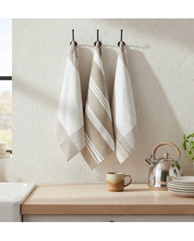 Set 3 strofinacci 100% cotone - Stelvio