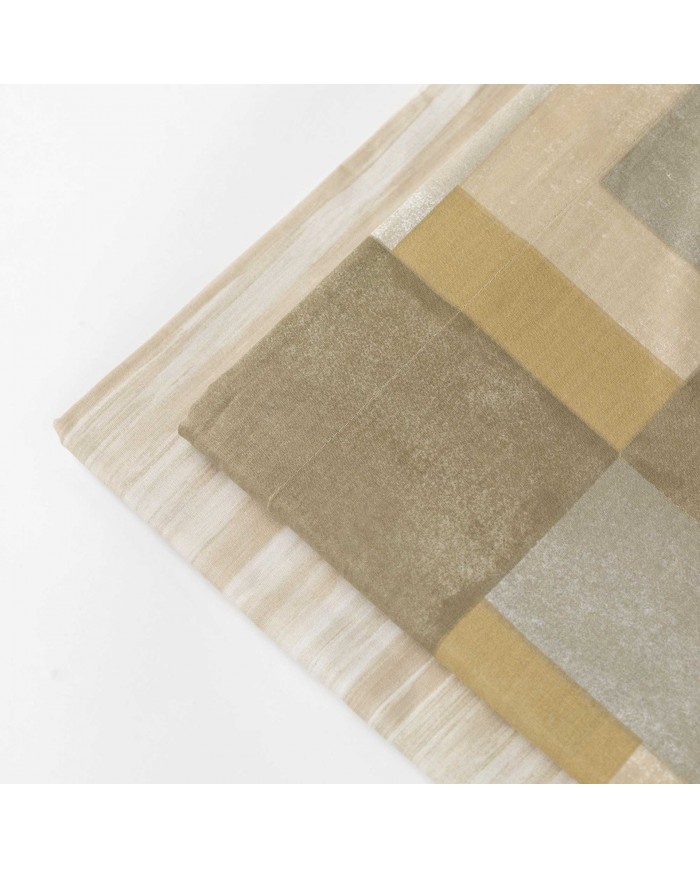 Completo lenzuola matrimoniale 100% cotone Rogers