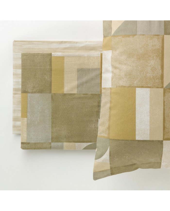 Completo lenzuola matrimoniale 100% cotone Rogers