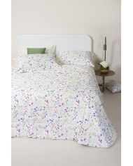 Completo lenzuola matrimoniale 100% cotone 4 FEDERE Neith Sadal