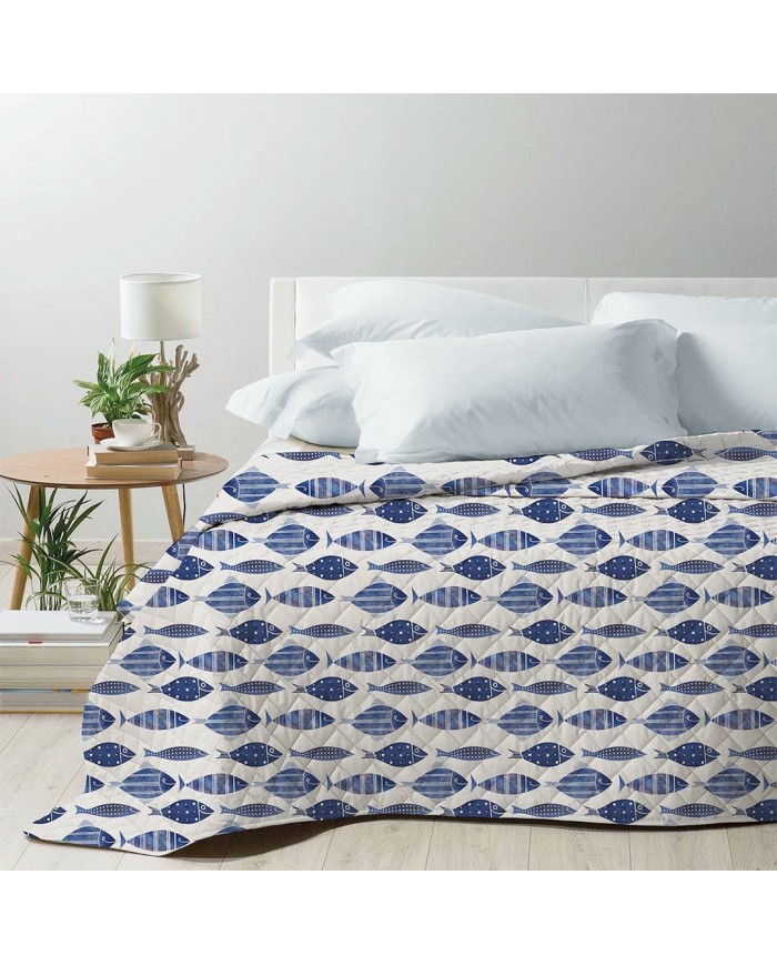 Trapuntino letto singolo stampato Merida