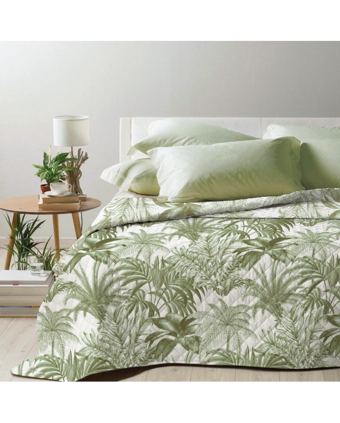 Trapuntino matrimoniale stampato Adair