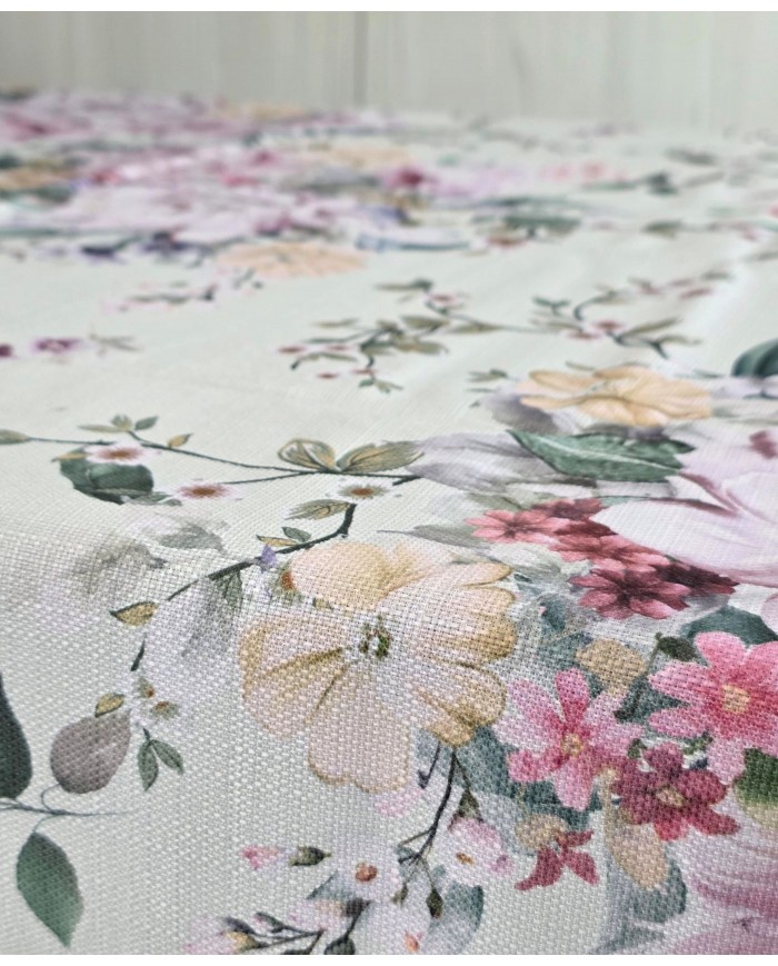 Tovaglia 12 posti antimacchia effetto panama GF Ferrari art. Natura