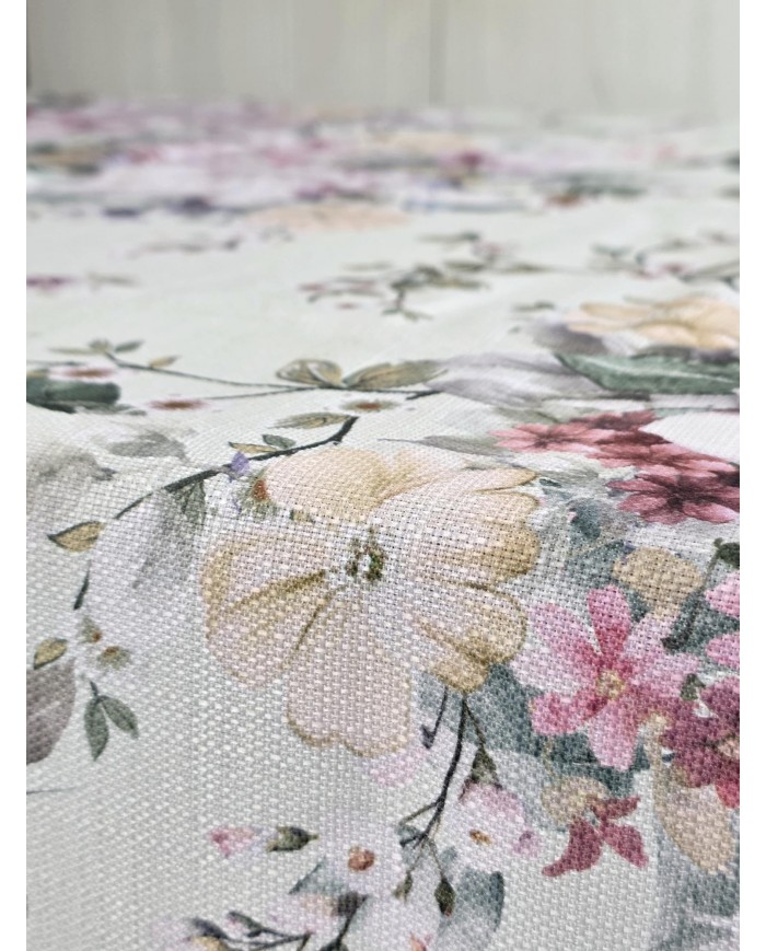 Tovaglia 12 posti antimacchia effetto panama GF Ferrari art. Natura