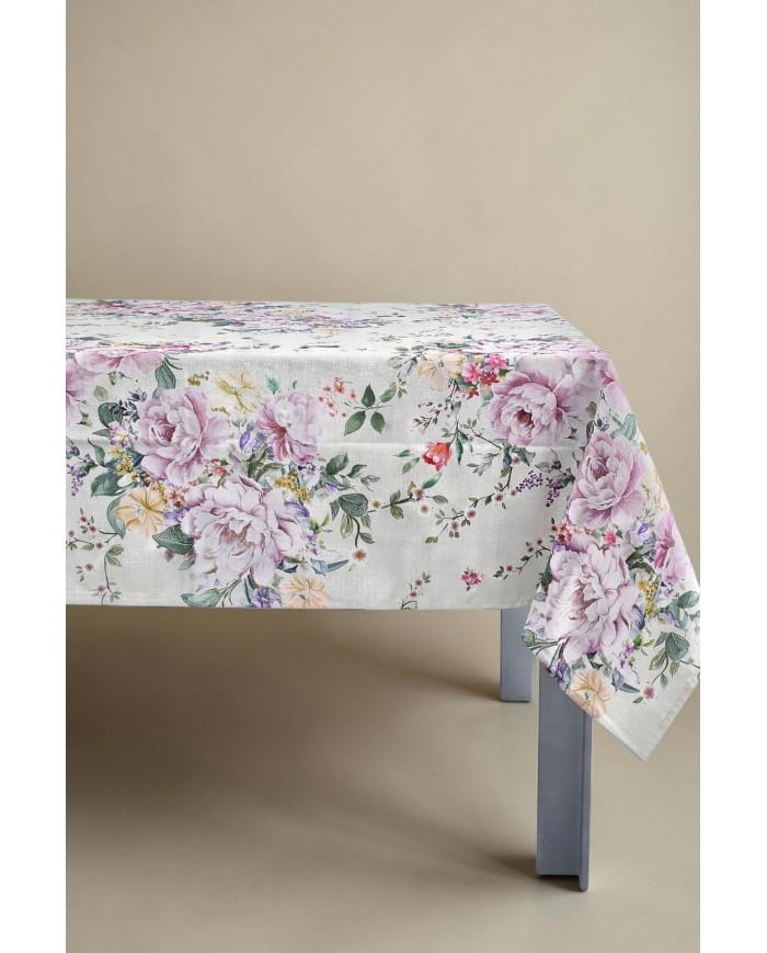 Tovaglia 12 posti antimacchia effetto panama GF Ferrari art. Natura