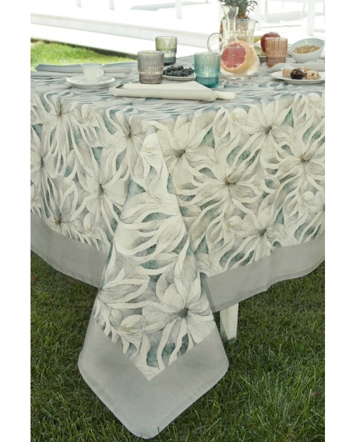 Tovaglia 6 posti in panama di puro cotone Neith Melic