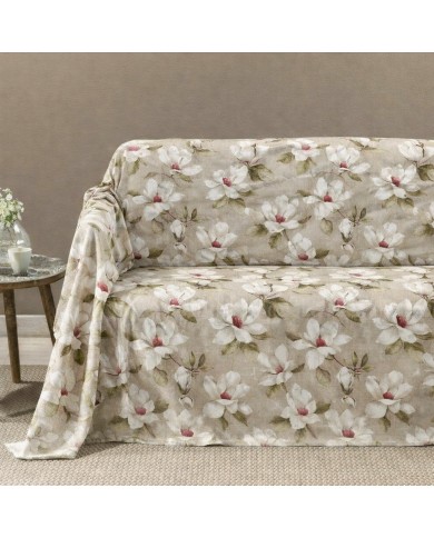 Telo arredo foulard copritutto 260x280cm Giorgia Miele Magnolia