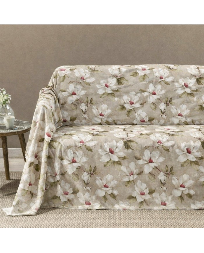 Telo arredo foulard copritutto 260x280cm Giorgia Miele Magnolia