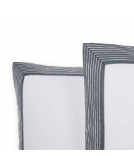 Completo lenzuola matrimoniale in raso di puro cotone Mirabello art. Palazzo Gioioso