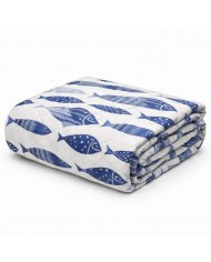 Trapuntino matrimoniale stampato Merida