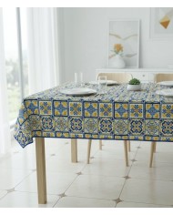 Tovaglia antimacchia 6 posti Hydro Maiolica var.1