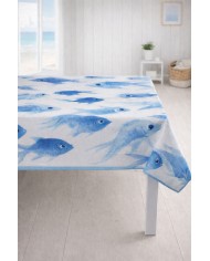 Tovaglia antimacchia premium - stampa digitale Kiki Mare 2 var. 5 - MISURE VARIE