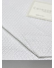 Copriletto matrimoniale in piquet di cotone Carezze art. Capri