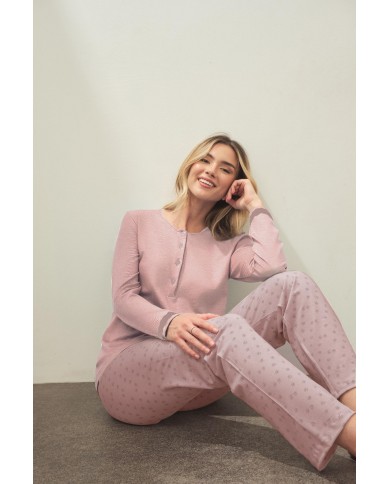 Pigiama donna in viscosa Pepenero art. 9258 - MADE IN ITALY