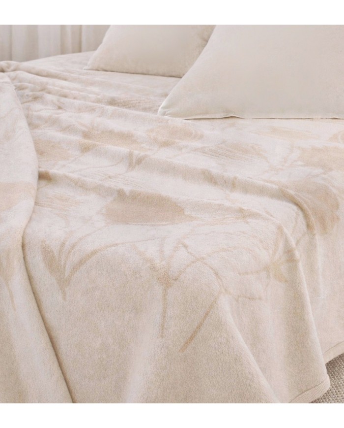 Coperta matrimoniale maxi in pura lana vergine Somma 230x270