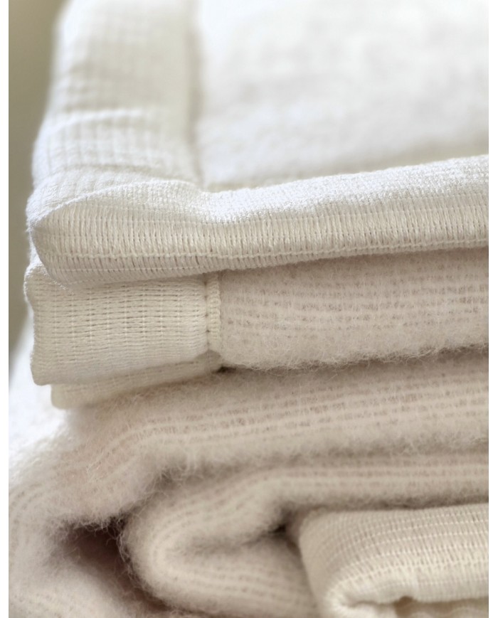 Coperta matrimoniale maxi in pura lana vergine Somma 230x270