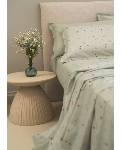 Completo lenzuola matrimoniale 100% cotone 4 FEDERE Neith Venere