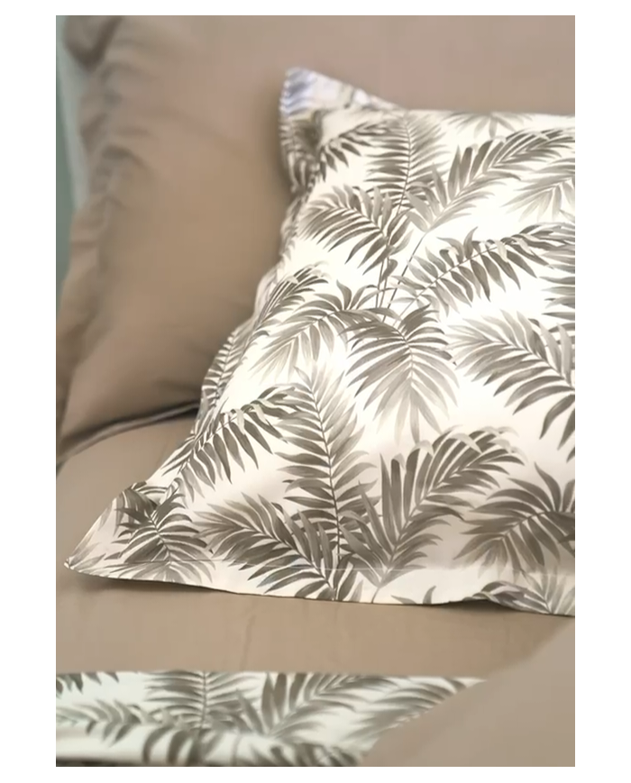 Completo lenzuola matrimoniale 100% cotone 4 FEDERE Neith Lince