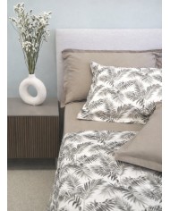 Completo lenzuola matrimoniale 100% cotone 4 FEDERE Neith Alfa