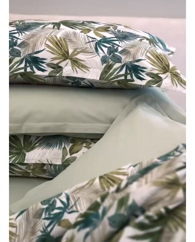 Completo lenzuola matrimoniale 100% cotone 4 FEDERE Neith Sadal