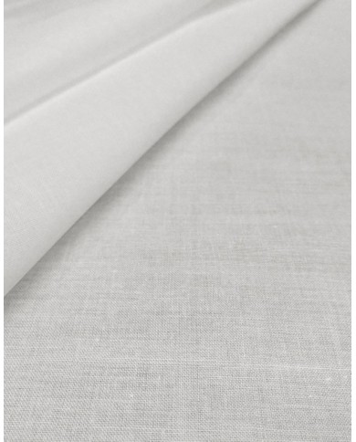 Tessuto al metro batista 100% cotone altezza 120cm - BIANCO