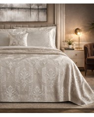 Copriletto matrimoniale in piquet Carezze - Procida