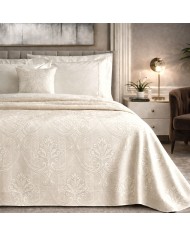 Copriletto matrimoniale in piquet Carezze - Procida