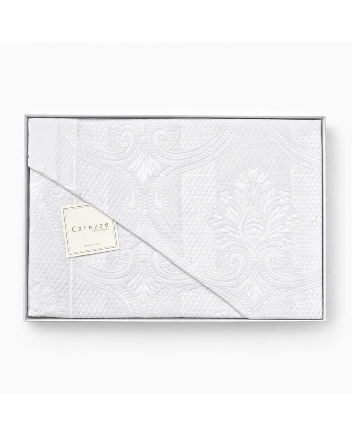 Copriletto matrimoniale in piquet Carezze - Procida