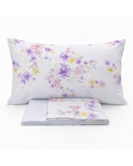 Completo lenzuola matrimoniale 100% cotone Jolly Ginevra
