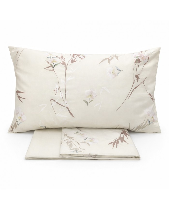 Completo lenzuola matrimoniale 100% cotone Jolly Livia