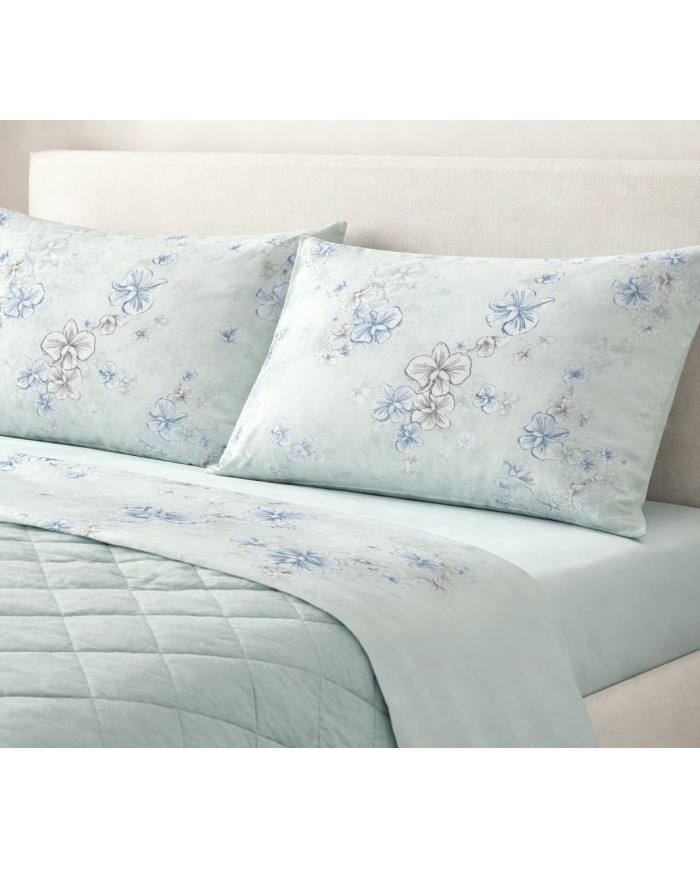 Completo lenzuola matrimoniale 100% cotone Jolly Ginevra