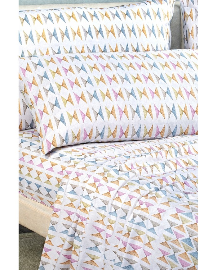 Completo lenzuola letto singolo Caleffi Capri