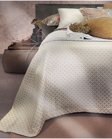 Copriletto matrimoniale in piquet Dondi Petra