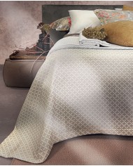 Copriletto matrimoniale in piquet Dondi Petra