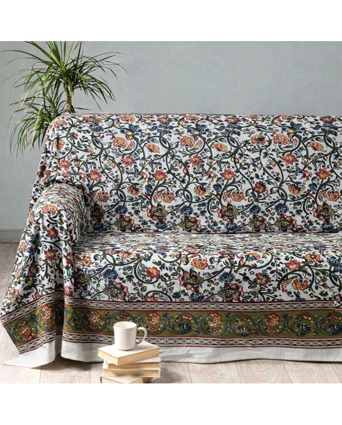 Telo arredo foulard copritutto in cotone 250x260 art Mezzaro dis. 5