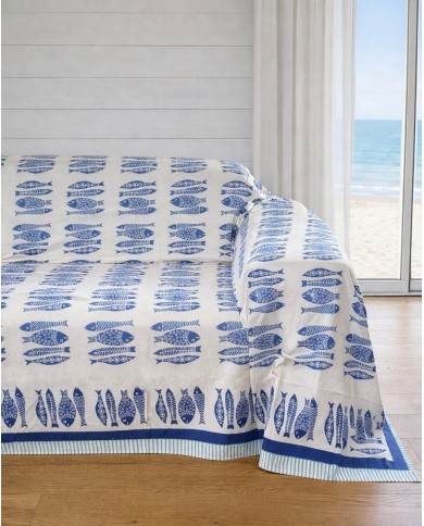 Telo arredo foulard copritutto in cotone 250x260 art Mezzaro dis. 9