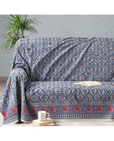 Telo arredo foulard copritutto in cotone 250x260 art Mezzaro dis. 4