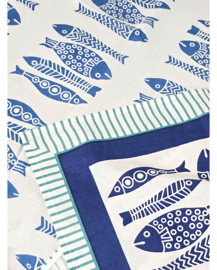 Telo arredo foulard copritutto in cotone 250x260 art Mezzaro dis. 9