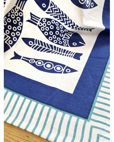 Telo arredo foulard copritutto in cotone 250x260 art Mezzaro dis. 9