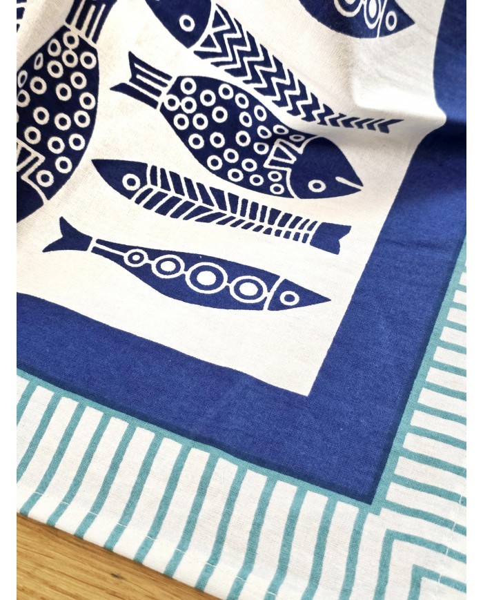 Telo arredo foulard copritutto in cotone 250x260 art Mezzaro dis. 9