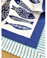 Telo arredo foulard copritutto in cotone 250x260 art Mezzaro dis. 9